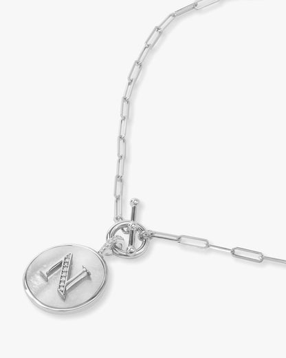 Love Letters Medallion Necklace 24mm - Silver