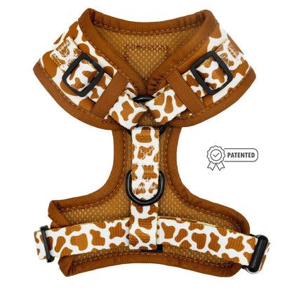 Dog Adjustable Harness - Chocolate Milk