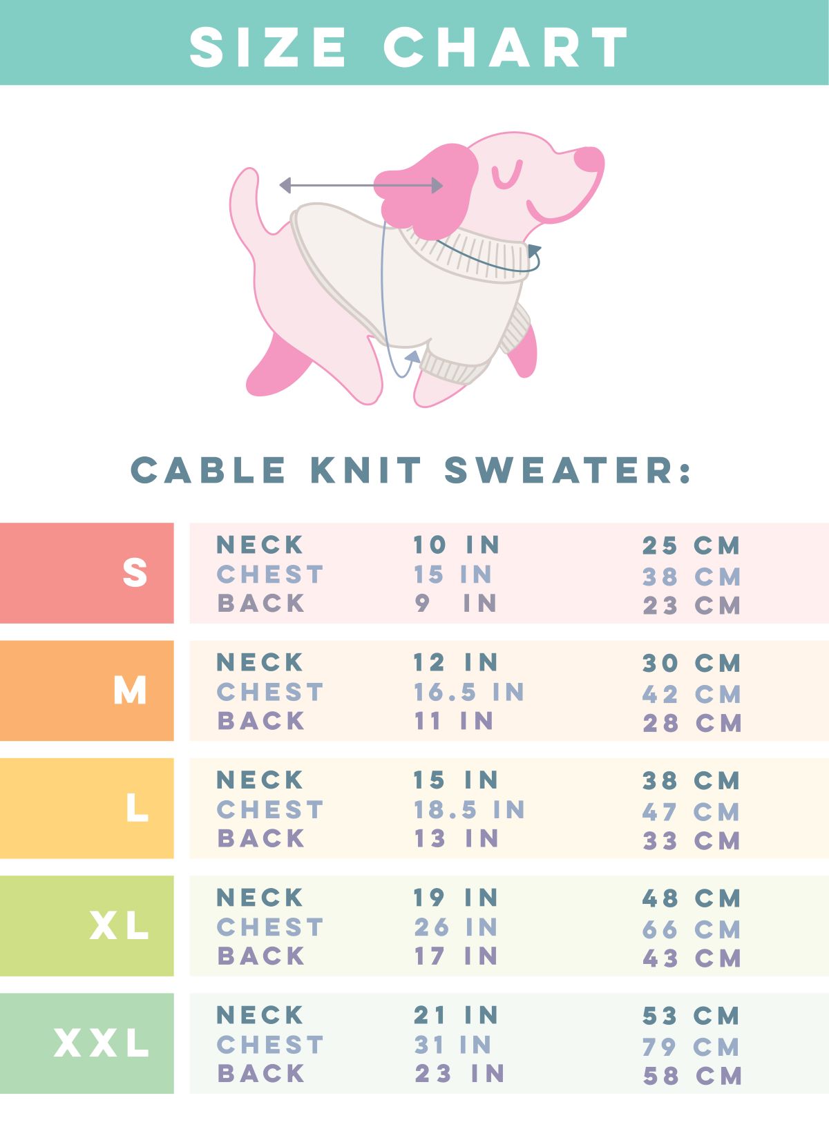Pet Cable Knit Sweater - Orange