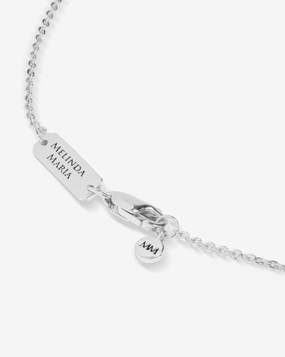 Green Evil Eye Necklace - Silver|Emerald
