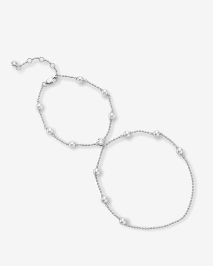 Perfect Pearl Hand-Chain - Silver