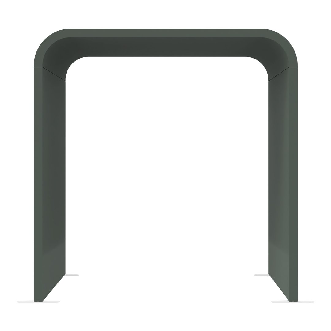 Arc Sound Absorbing Floor Screen w/ Feet