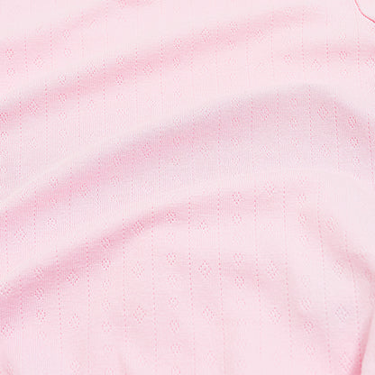 Pointelle Kimono Bodysuit in Sakura