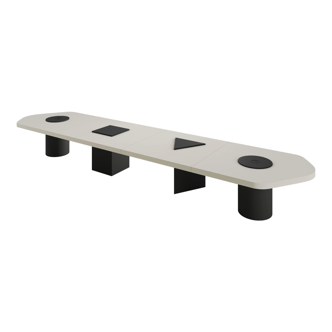 Bold Modular Conference Table - Matte Lacquered