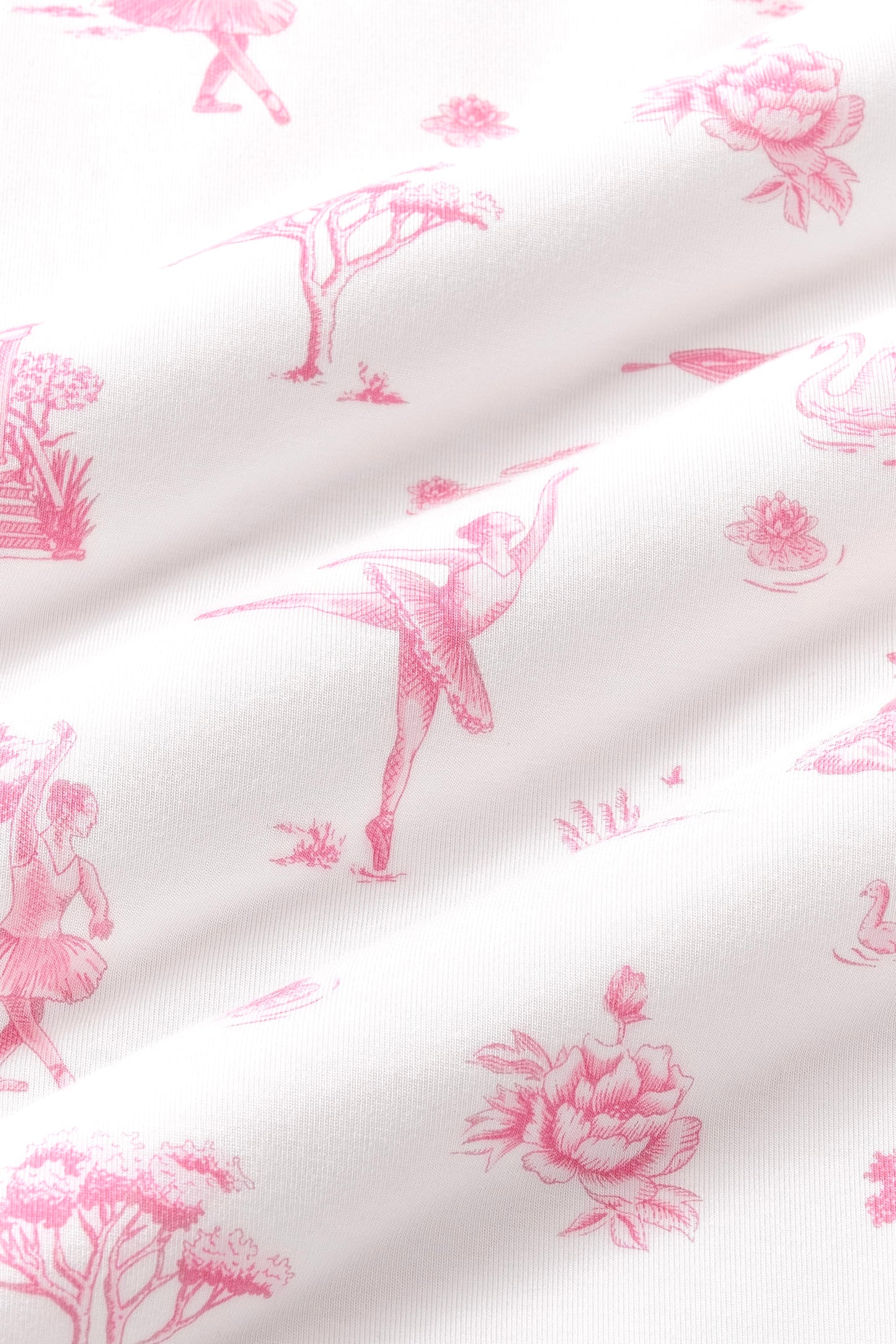 Swaddle Blanket in Toile Ballet