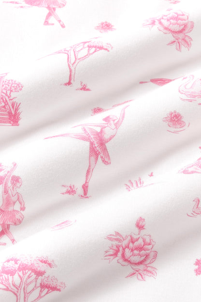 Toddler Blanket in Toile Ballet 1.0