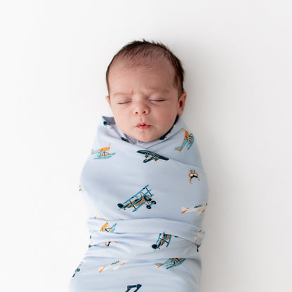 Swaddle Blanket in Take Off
