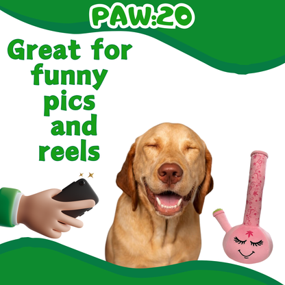 PAW:20 - Harmony Bong, Parody Plush Squeaky 420 Dog Toy