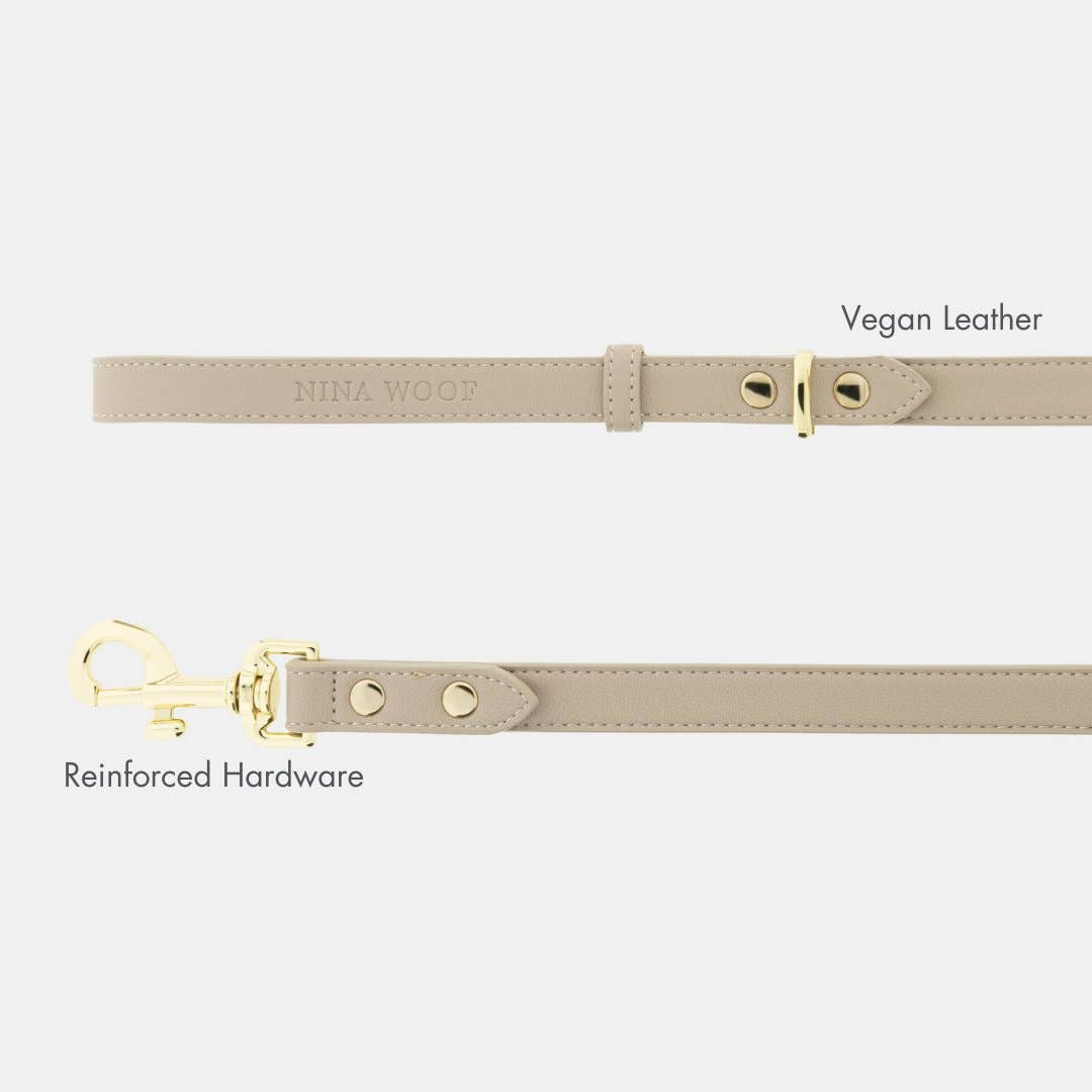 Nina Woof - Leash 4ft - Vegan Leather - Cupertino