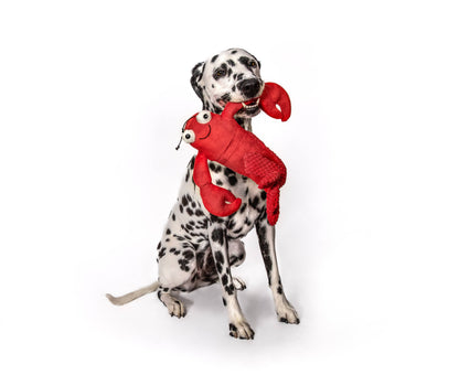 Fabdog Floppy Lobster Plush Dog Toy