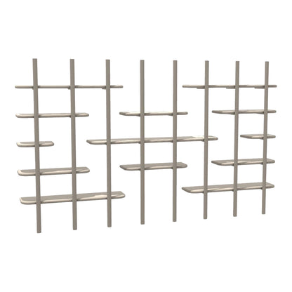 Anam Modular Bookcase - Composition Three - Fabric Coated Shelf