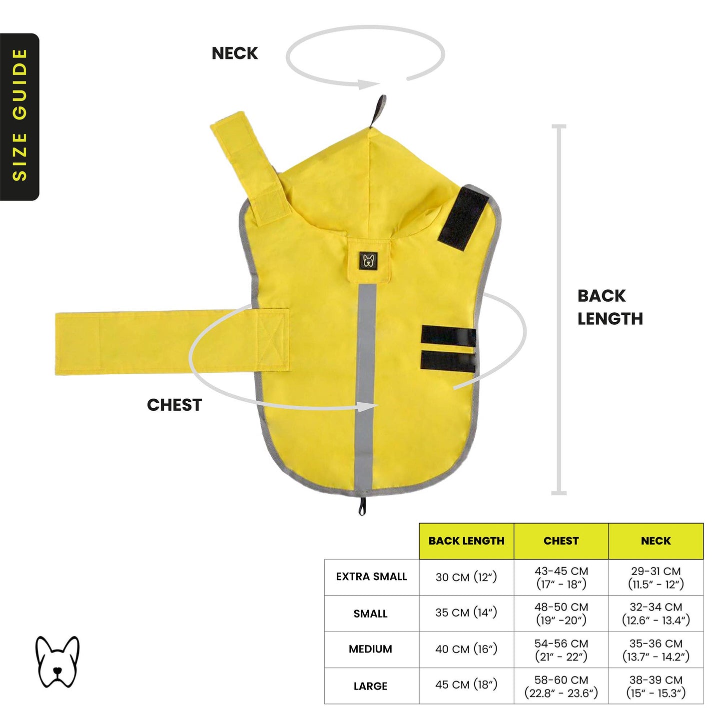 Nandog Pet Gear - Rain Coat Nandog Sport Collection: M