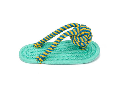Jax & Bones Flip Flop Rope Dog Toy 9"