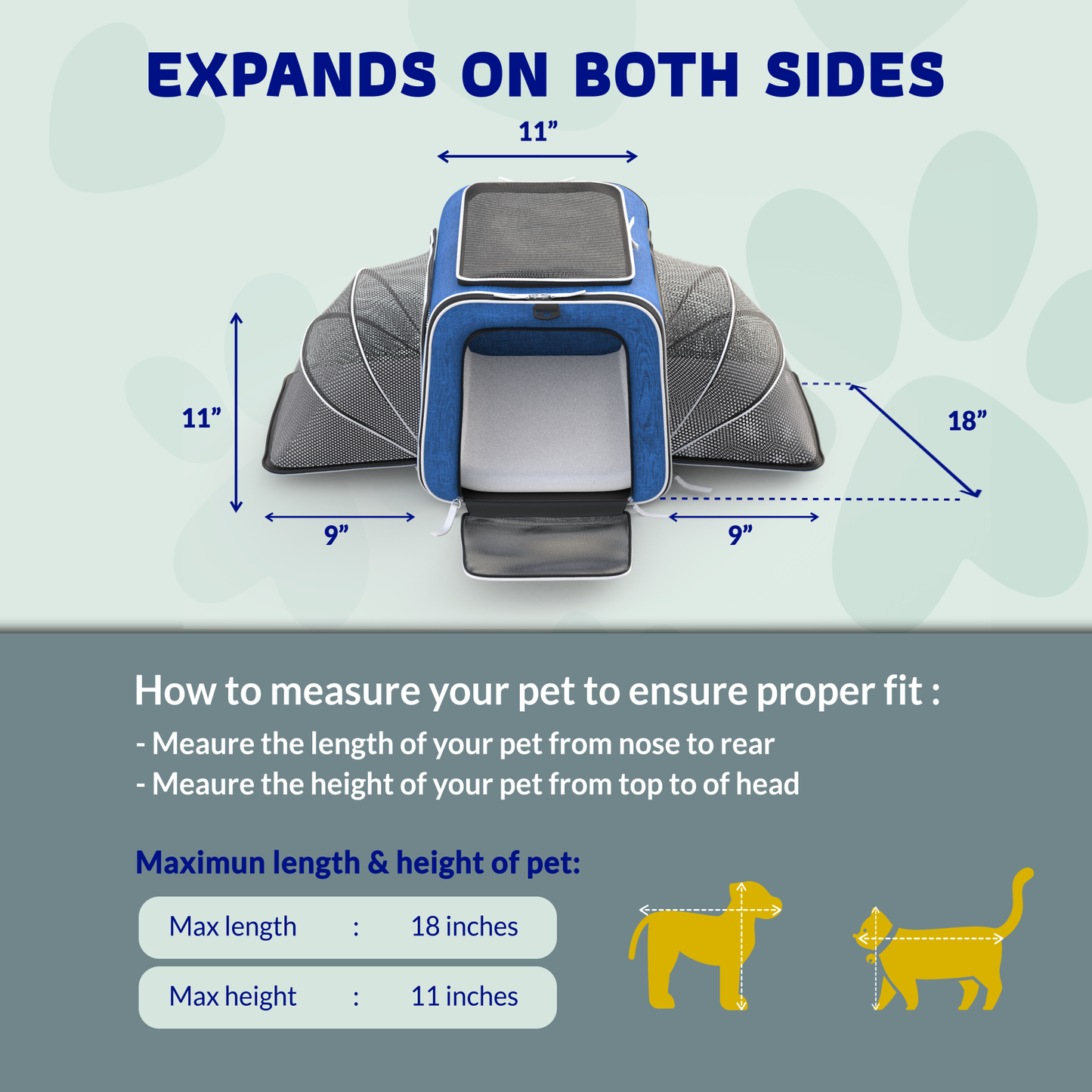 Katziela - Katziela Rolling Rover Airline Compliant Expandable Wheeled Pet Carrier