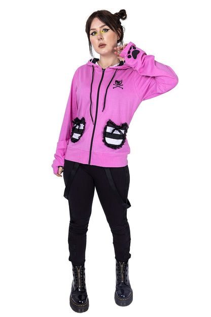 BBK Frill Hoodie [PINK]