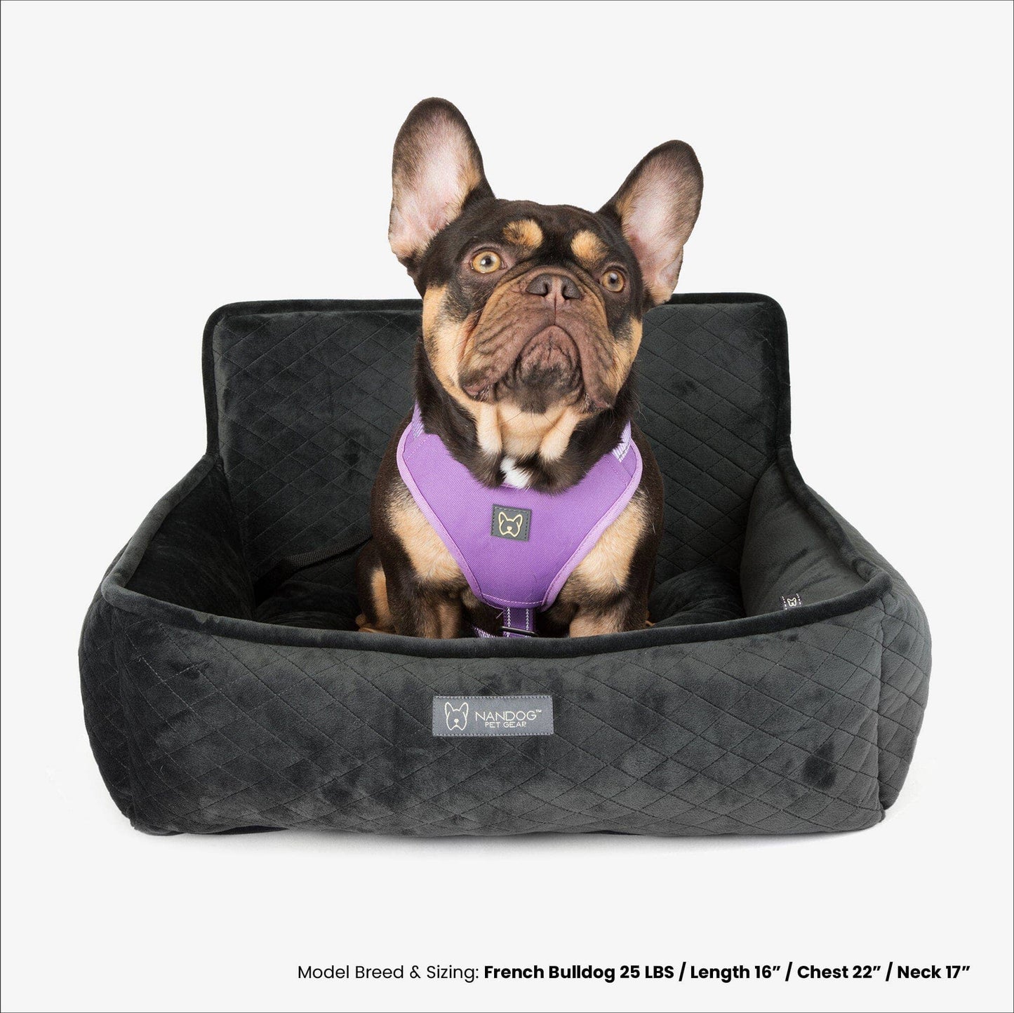 Nandog Pet Gear - The Car Seat Gray M