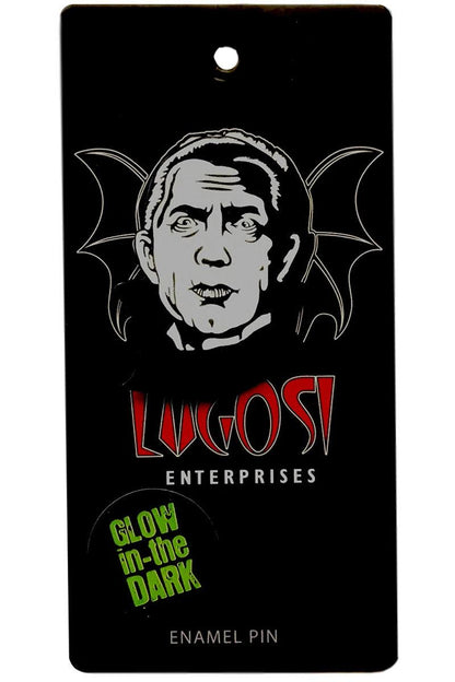 Bela Lugosi Dracula Enamel Pin [Glows in the Dark]