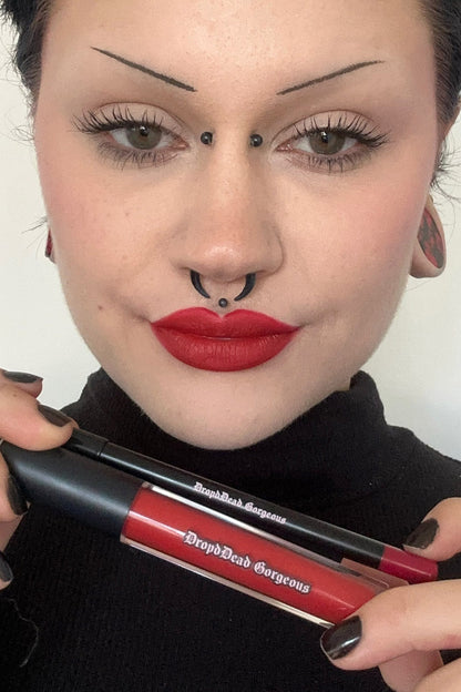 Big Bad Wolf Liquid Lip & Liner Kit [Cherry Red]
