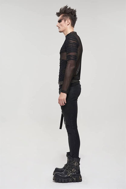 Biohazard Bandage Fishnet Top