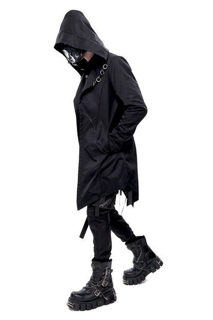 Black Butcher Pierced Coat