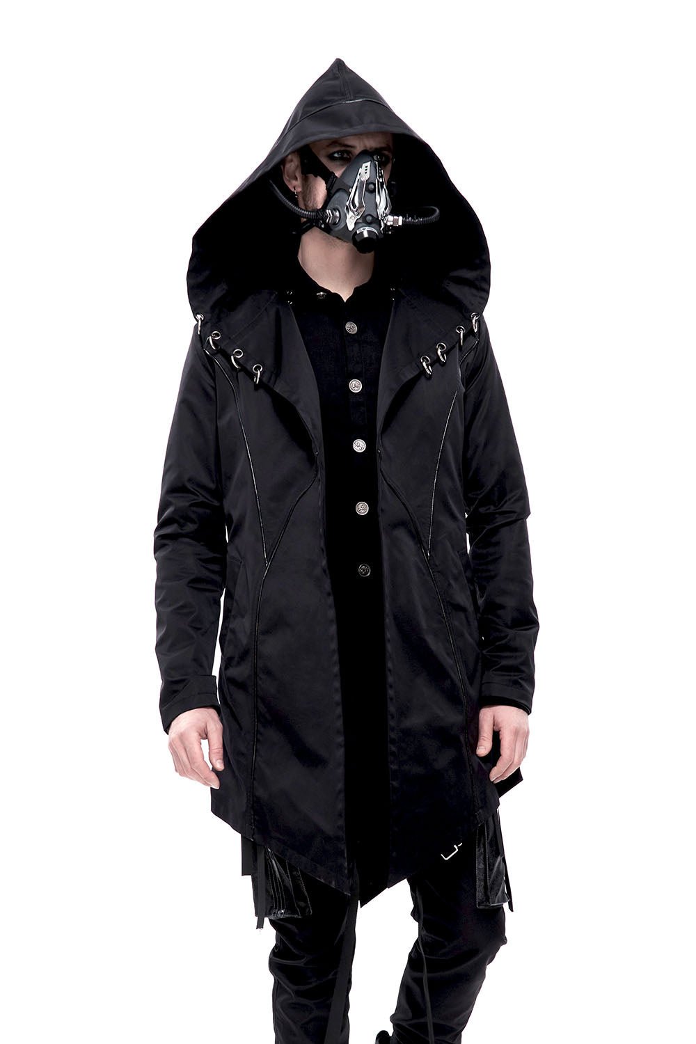 Black Butcher Pierced Coat