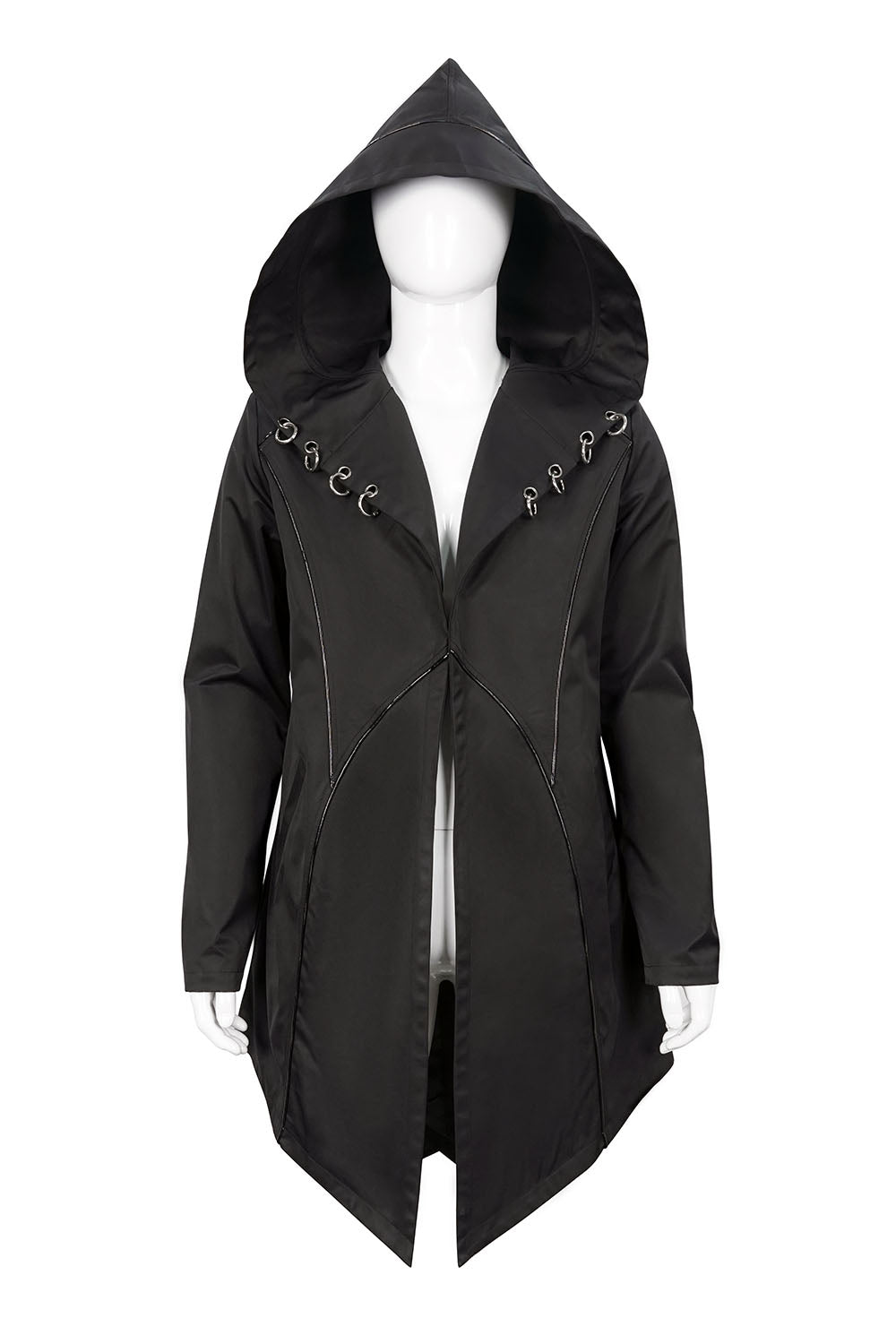 Black Butcher Pierced Coat