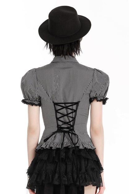 Black Cat Coven Cameo Blouse