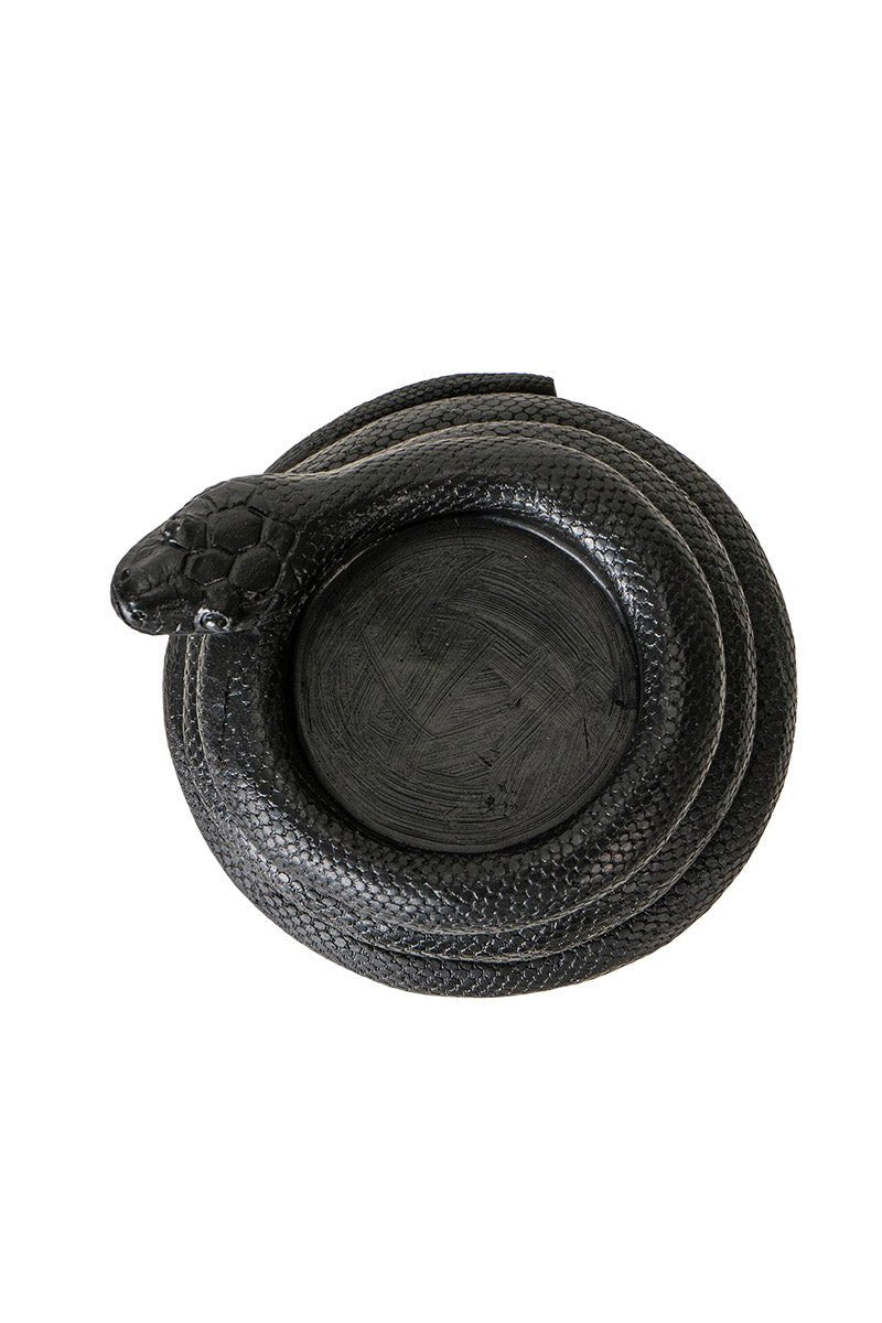 Black Snake Tealight Candle Holder