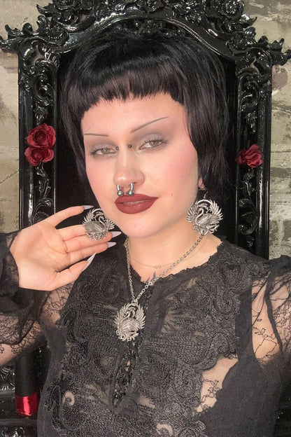 Black Swan Necklace