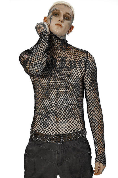 Bloodcurdle Fishnet Top