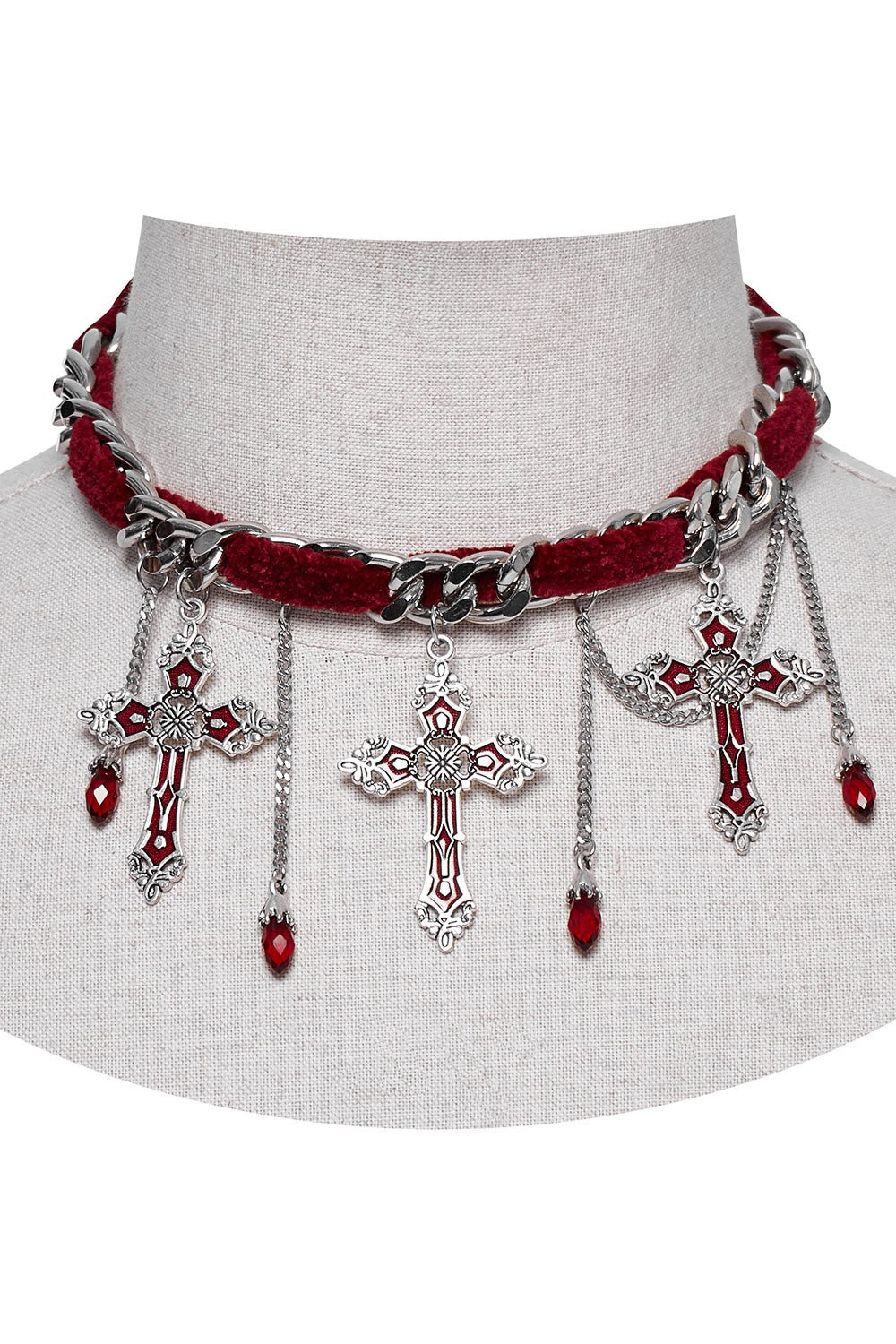 Blooddrop Vampire Goth Necklace [Red]