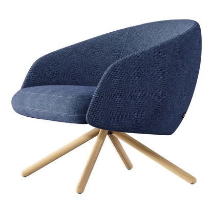 Bonny Lounge Chair - Swivel Wood Base