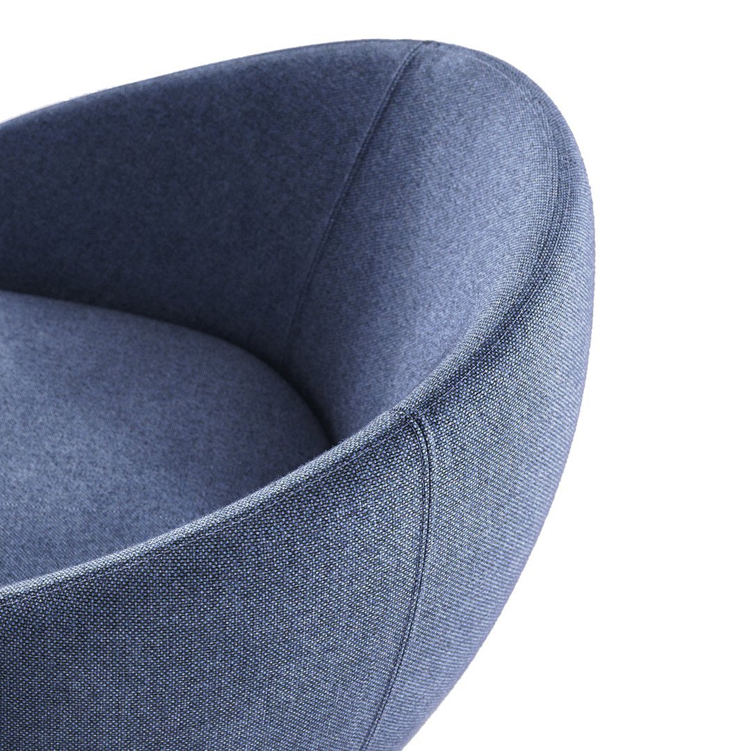 Bonny Lounge Chair - Swivel Wood Base