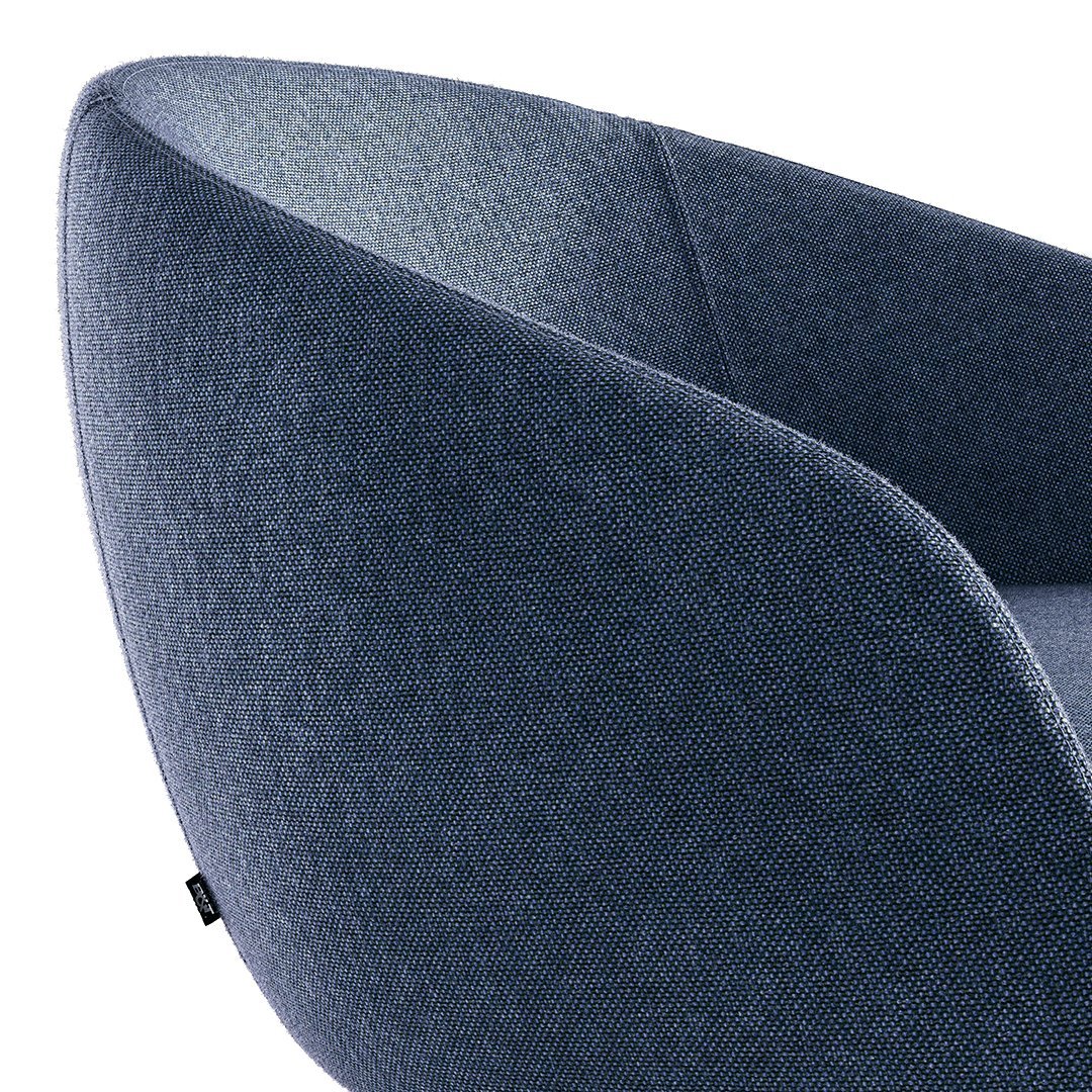 Bonny Lounge Chair - Swivel Wood Base