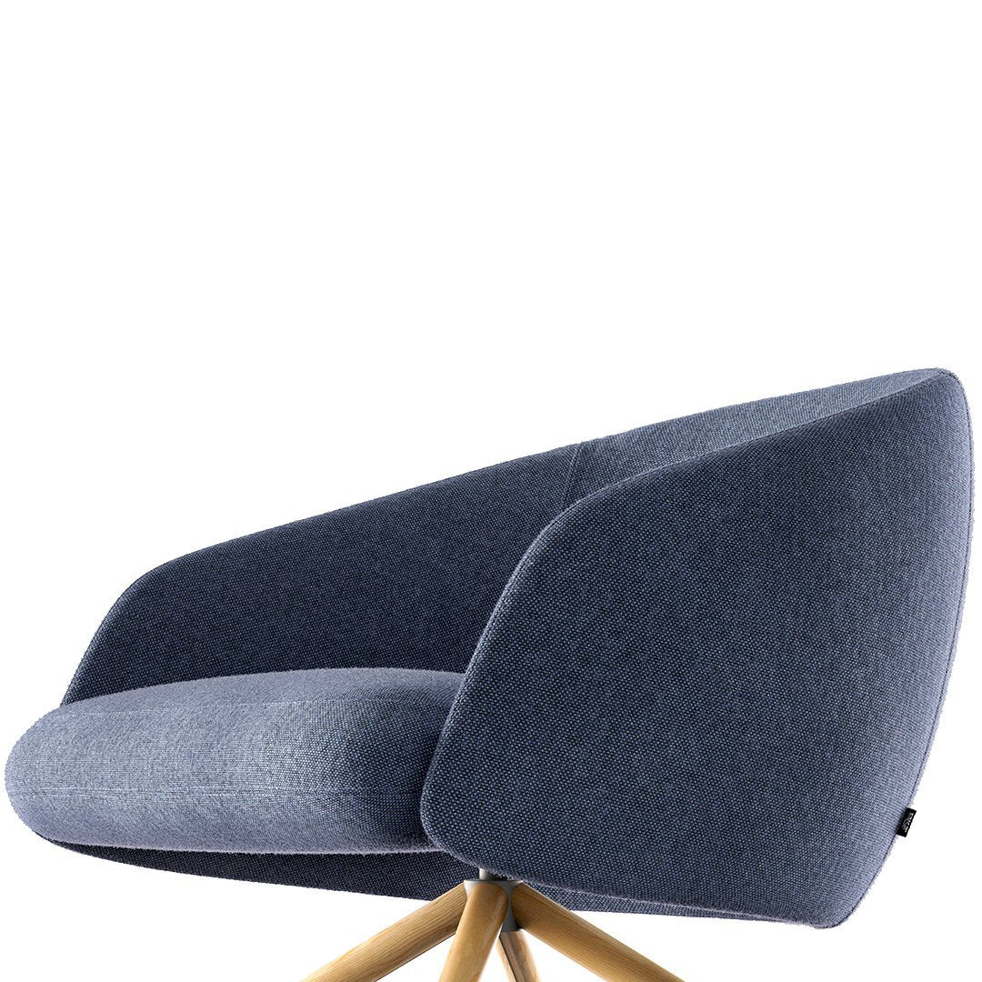 Bonny Lounge Chair - Swivel Wood Base