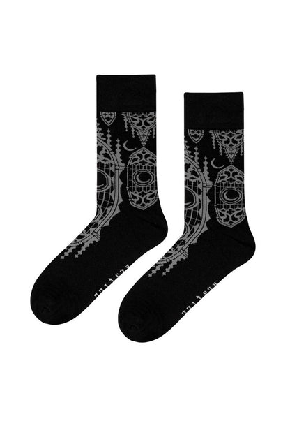 Cathedralis Jacquard Socks [Moon & Cathedral]