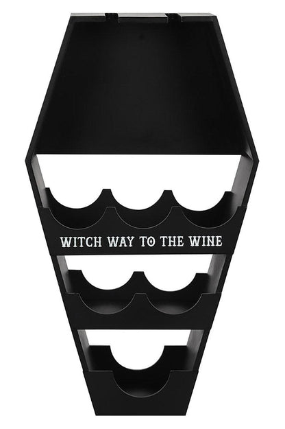 Coffin Wine Shelf