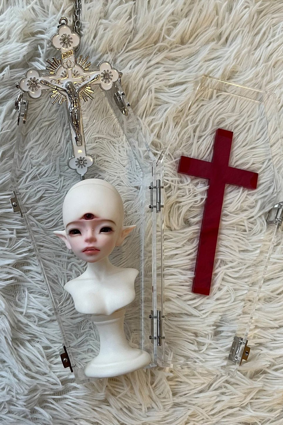 Crypt Keeper Coffin Bag [CRYSTAL]