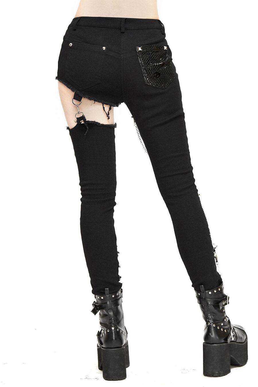 Cryptling Cut-Out Pants