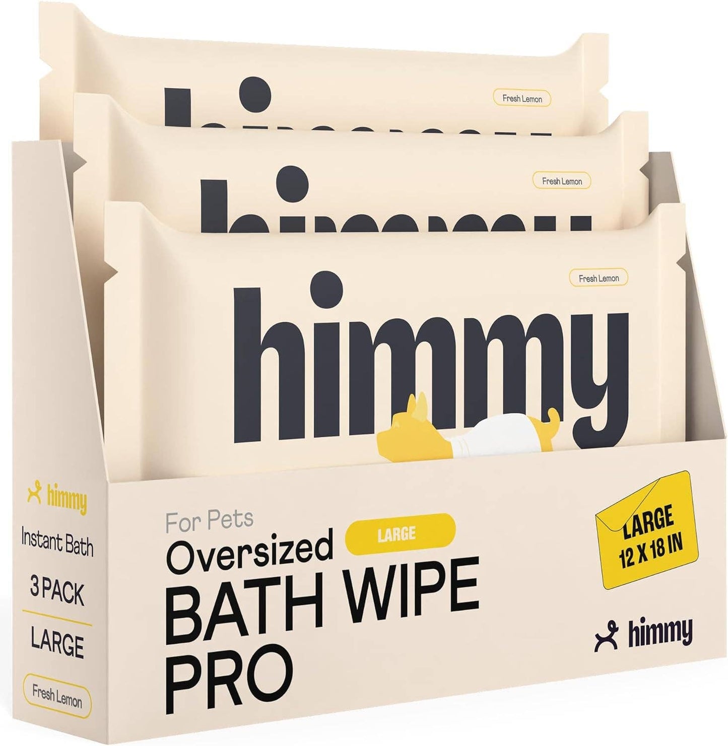 Katziela - Large Pet Wipes for Dogs and Cats