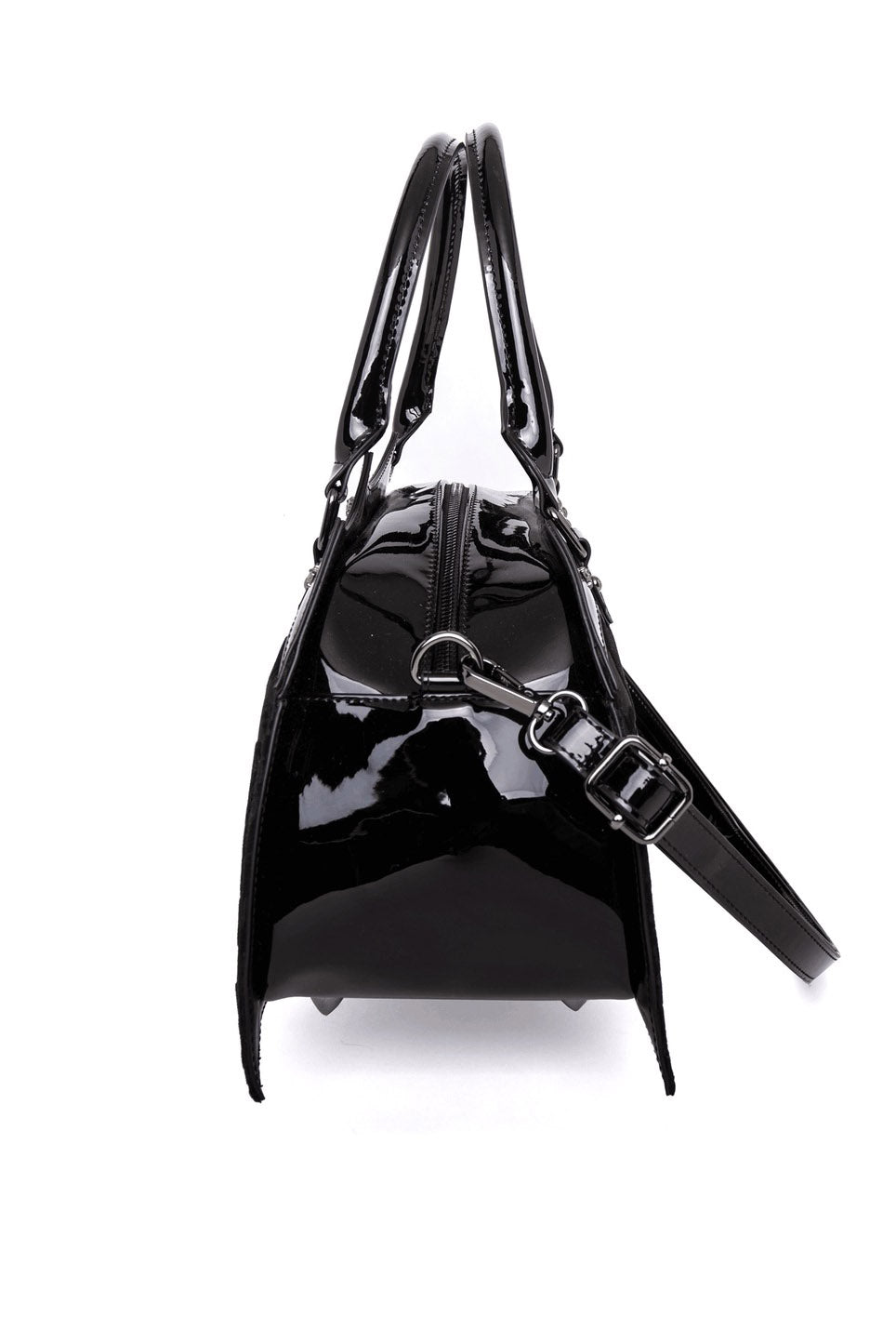 Damask Bat Handbag [RED]