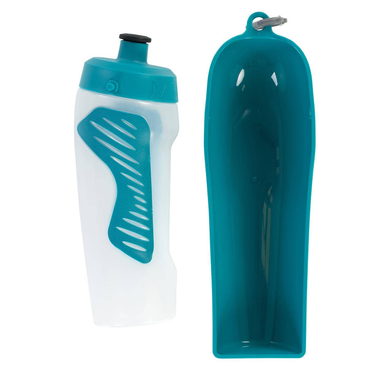 Messy Mutts Travel Water Bottle with Removable Bowl, 16oz