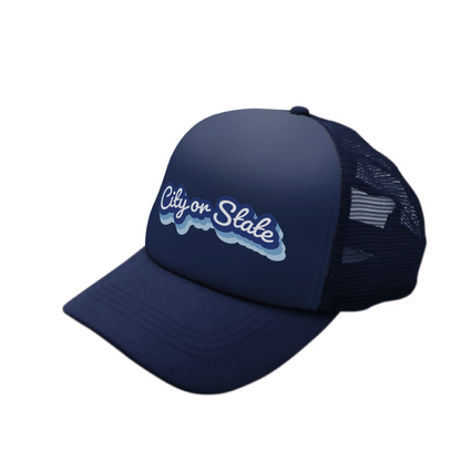 PupLid - Custom Retro Text | Trucker Hat for Dogs