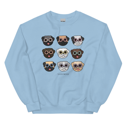 Sweatshirt - Pugs