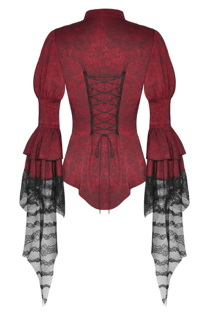 Bloody Valentine Ruffled Blouse