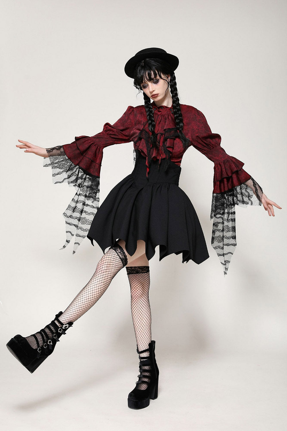 Bloody Valentine Ruffled Blouse