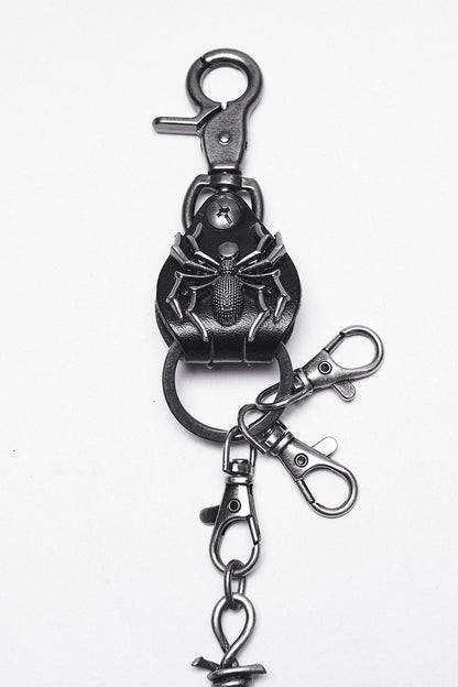 Black Venom Spider Keychain