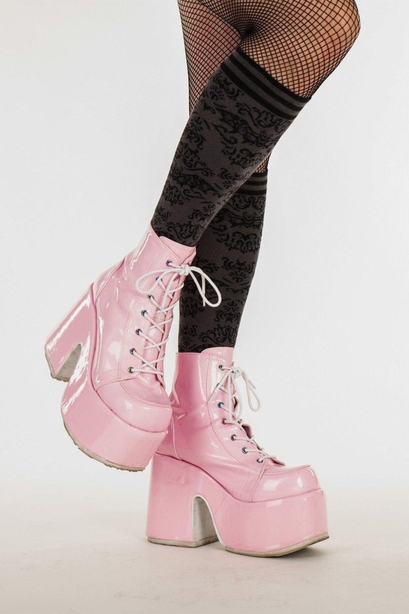 Bat Damask Knee High Socks