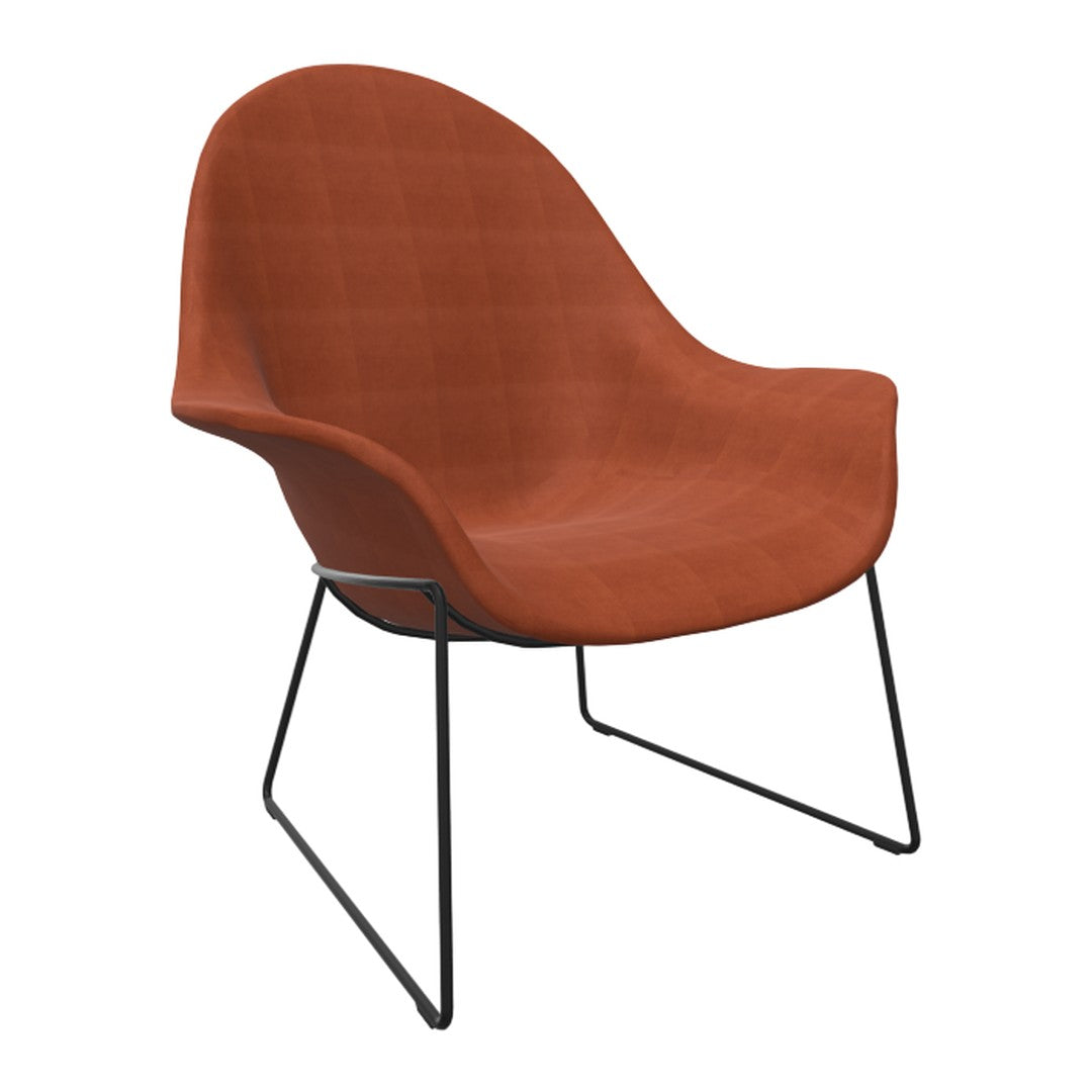 Atticus 09 Lounge Chair  - High -  Sled Base