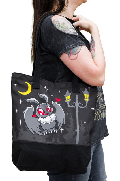 Cute Mothman Canvas Tote Bag